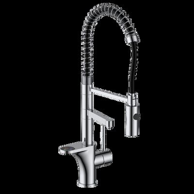 Brass Kitchen Mixer Faucet Durable Solid Brass Body Single Lever Handle T91099