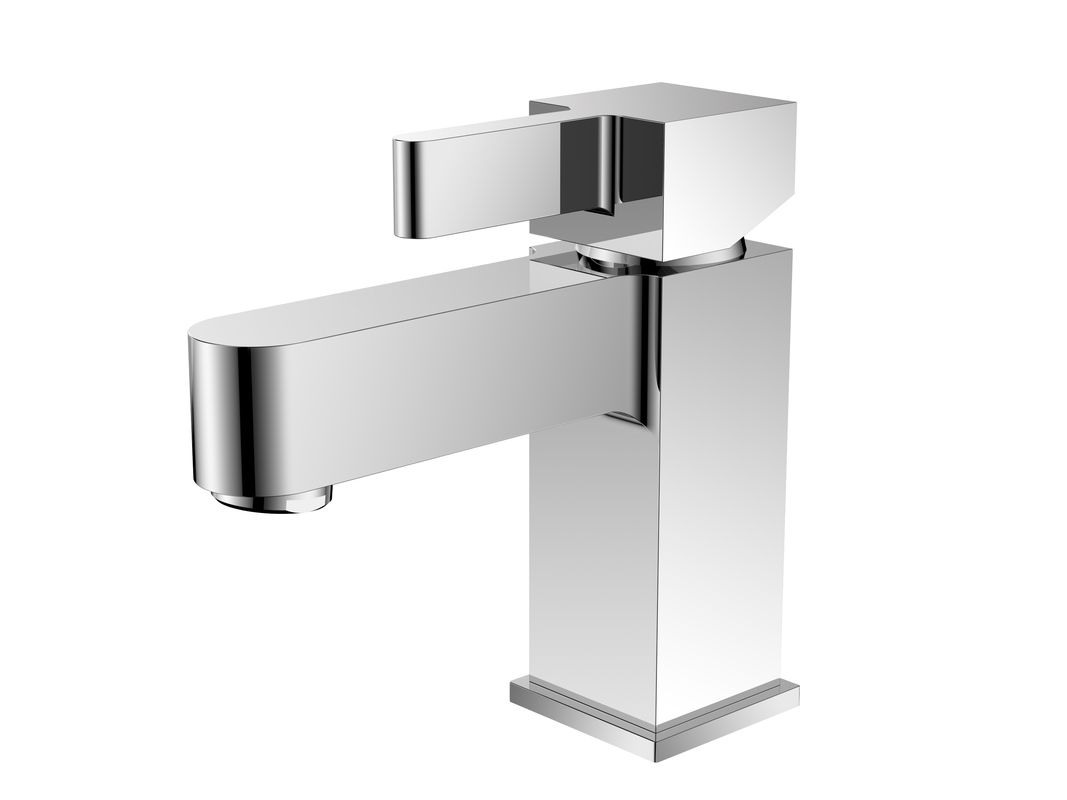 Contemporary Ceramic Valve Basin Faucet for Modern Bathrooms T8982M